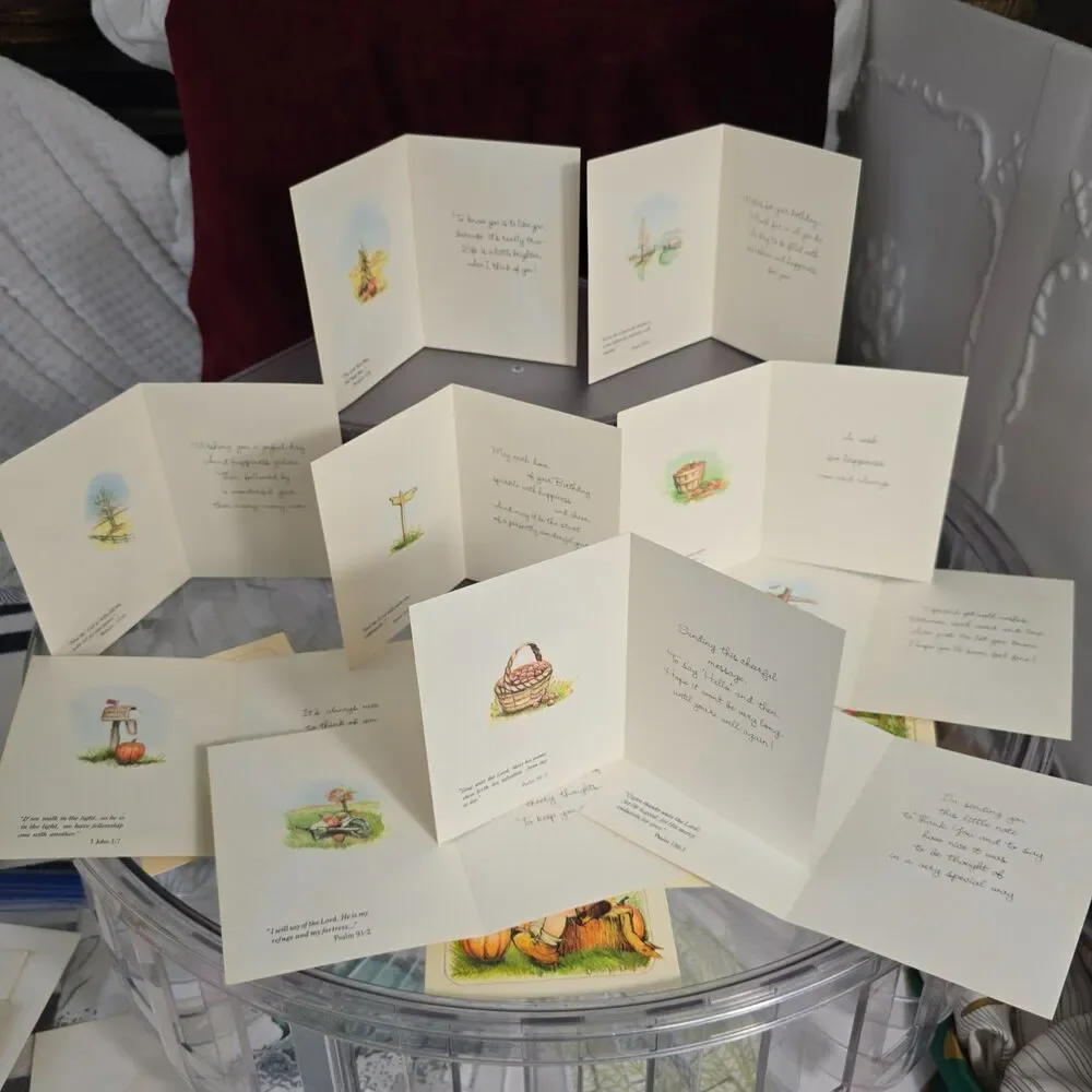 Vintage Anneliese Little Helpers Little Children Greeting Cards w/Env Unused